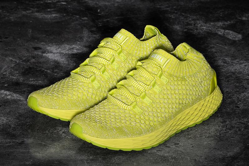 Women's Nobull Neon Lime Reflective Knit Running Shoes Light / Green | SG E2730B